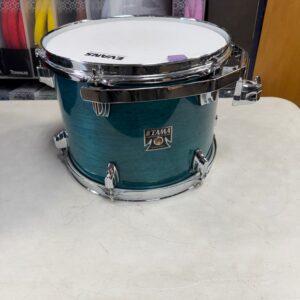 Used Tama Superstar Classic 7-piece Shell Pack with Snare Drum Gloss Sapphire Lacebark Pine with Bags