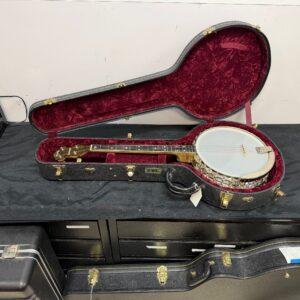 Vintage Leedy Solo Tone 4-String Tenor Banjo with Resonator and Case