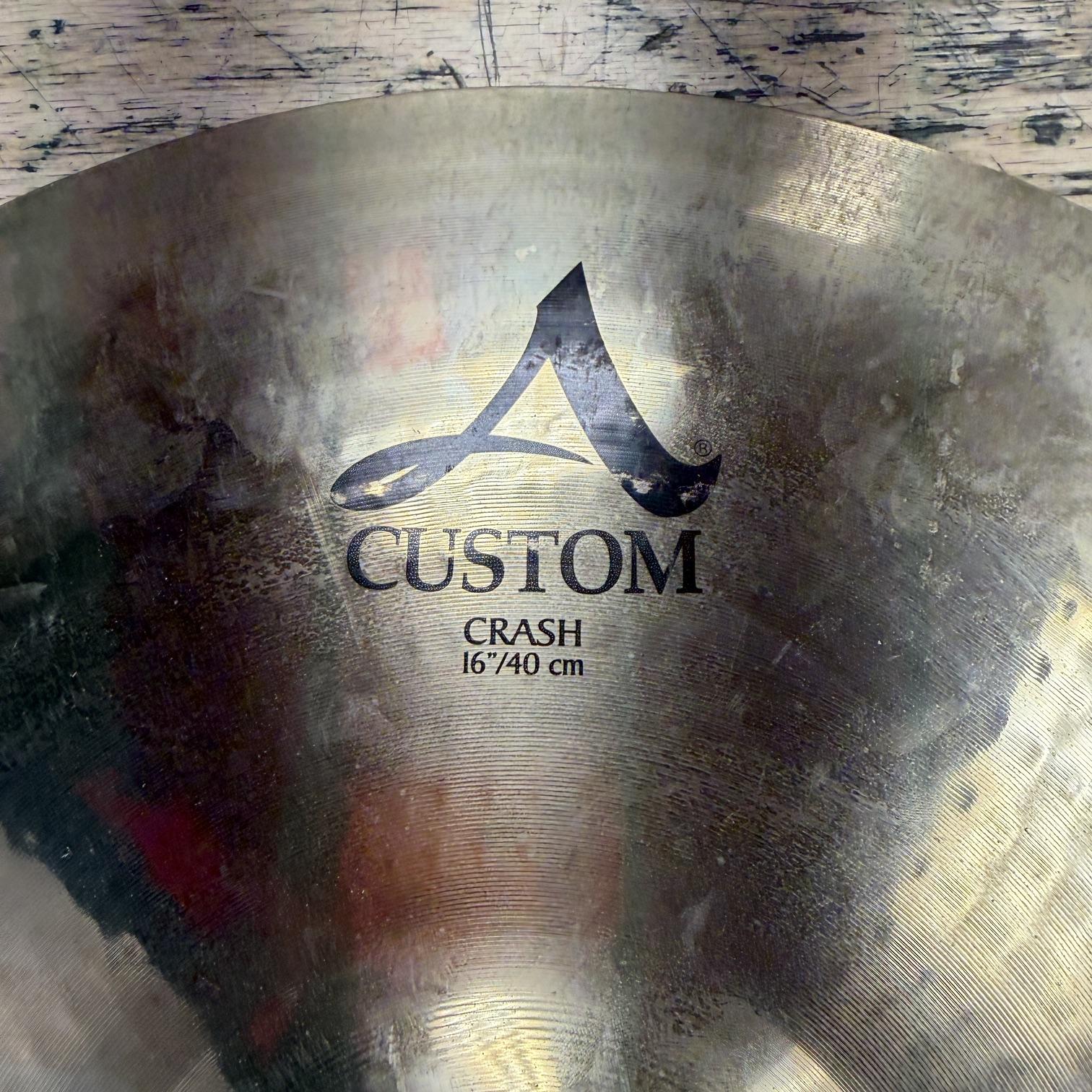 Used Zildjian A Custom 16" Crash Cymbal 1024 grams A20514 - Image 2