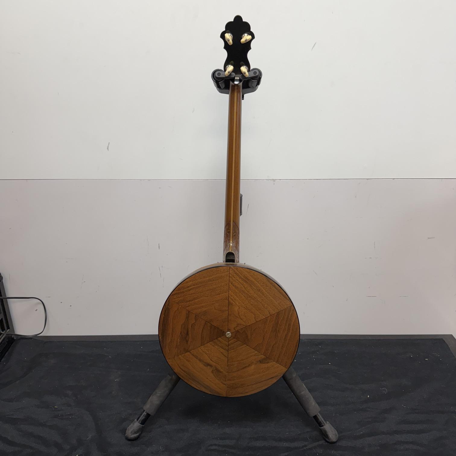 Vintage Gretsch Broadkaster Neck with Orchestrella Body 4-String Tenor Banjo with Resonator and Case - Image 15