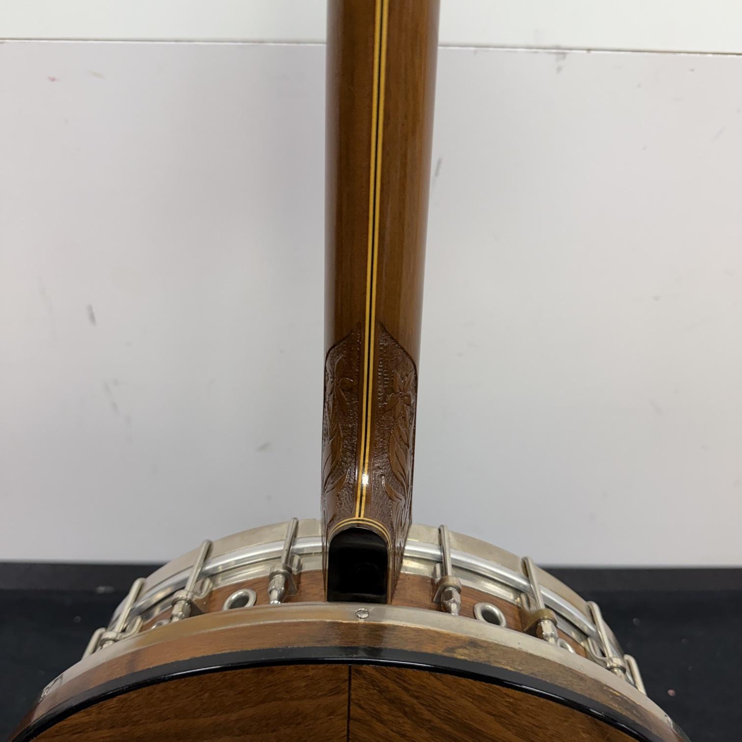 Vintage Gretsch Broadkaster Neck with Orchestrella Body 4-String Tenor Banjo with Resonator and Case - Image 19