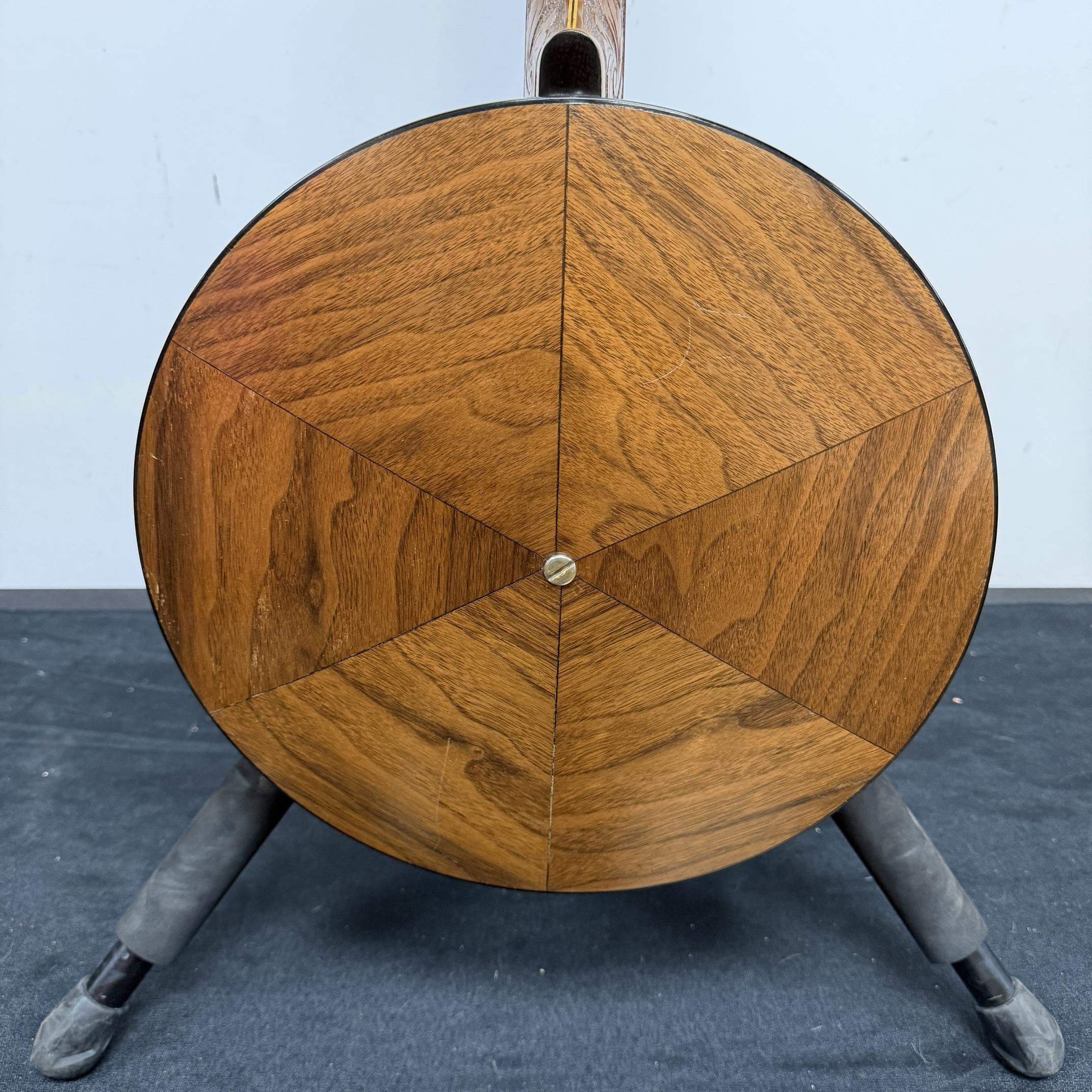 Vintage Gretsch Broadkaster Neck with Orchestrella Body 4-String Tenor Banjo with Resonator and Case - Image 20