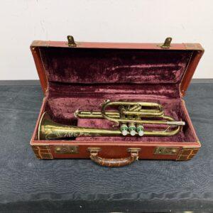 Vintage 1954 EK Blessing Standard Bb Cornet with Case Just Serviced Besson 5 Star Mouthpiece