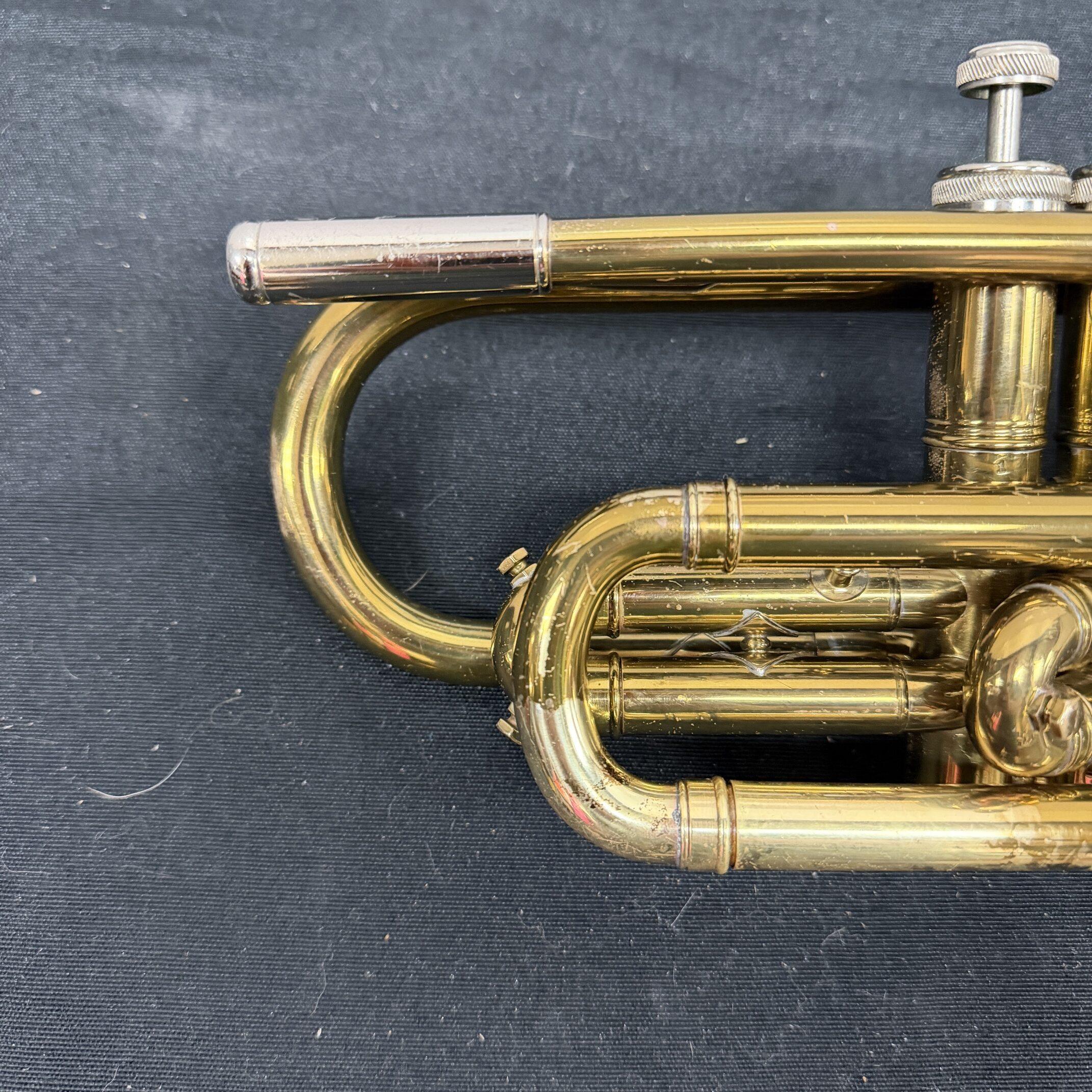 Vintage 1954 EK Blessing Standard Bb Cornet with Case Just Serviced Besson 5 Star Mouthpiece - Image 3