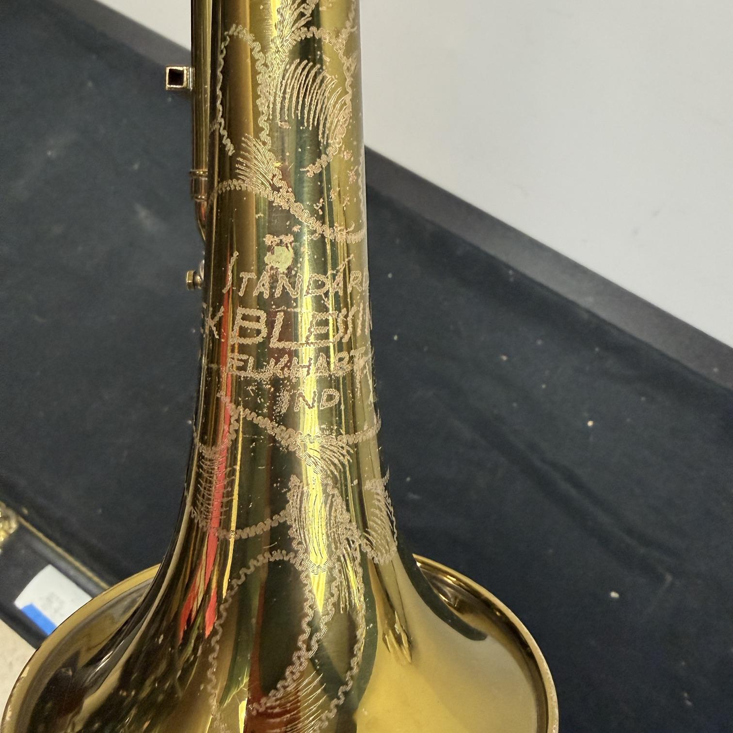 Vintage 1954 EK Blessing Standard Bb Cornet with Case Just Serviced Besson 5 Star Mouthpiece - Image 8