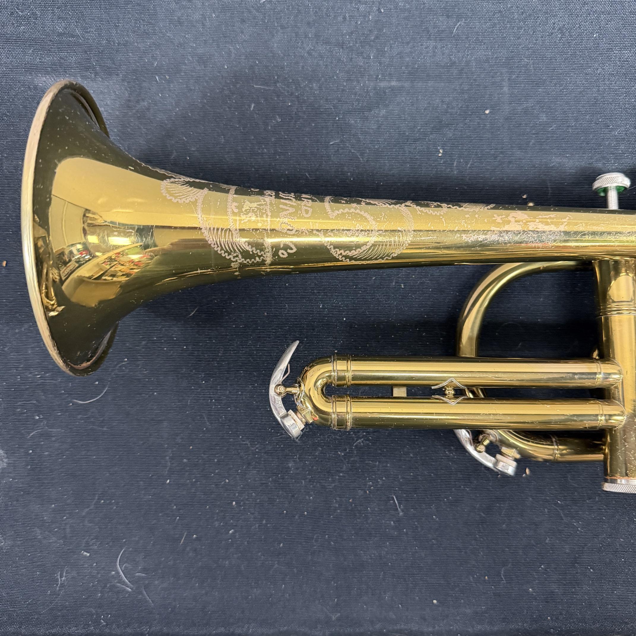 Vintage 1954 EK Blessing Standard Bb Cornet with Case Just Serviced Besson 5 Star Mouthpiece - Image 10