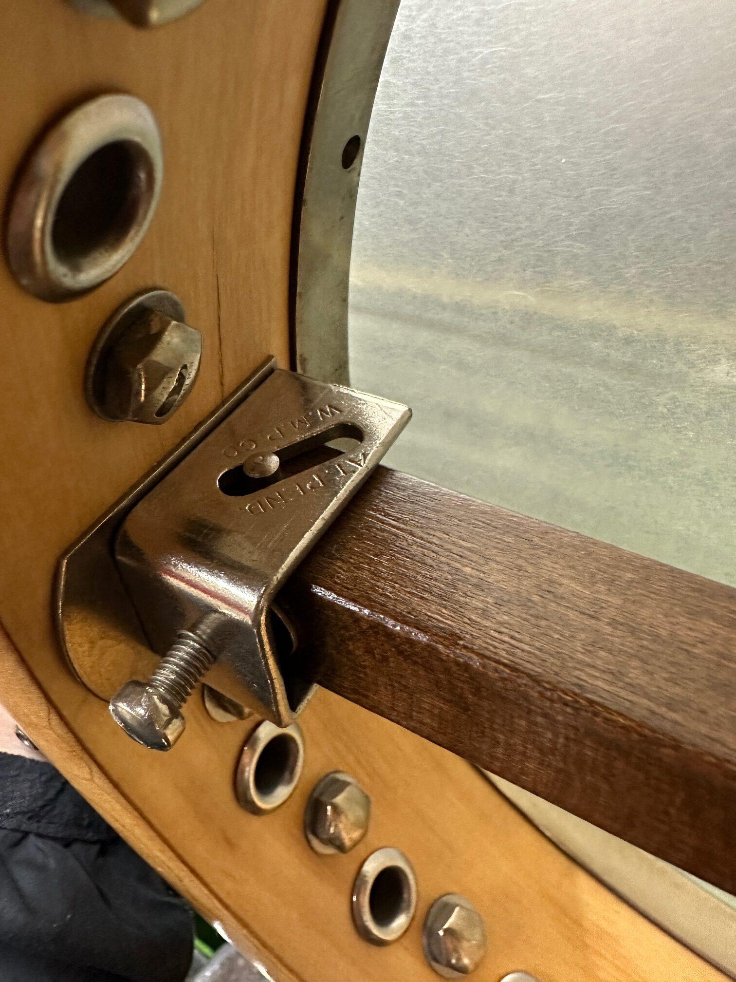 Vintage Gretsch Broadkaster Neck with Orchestrella Body 4-String Tenor Banjo with Resonator and Case - Image 27