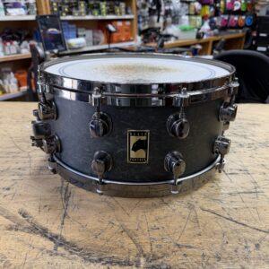 Used Mapex Black Panther Premium Series Birdseye Maple Matte Black 14"x 6.5" Wood Snare Drum Made in China