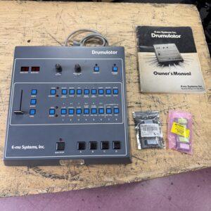 Vintage E-Mu Systems Drumulator Model 7000 Drum Machine Just Serviced with Extra EPROM & Manual