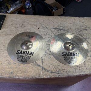 Used Sabian AAX 14" Studio Hats Hi Hat Cymbals Pair
