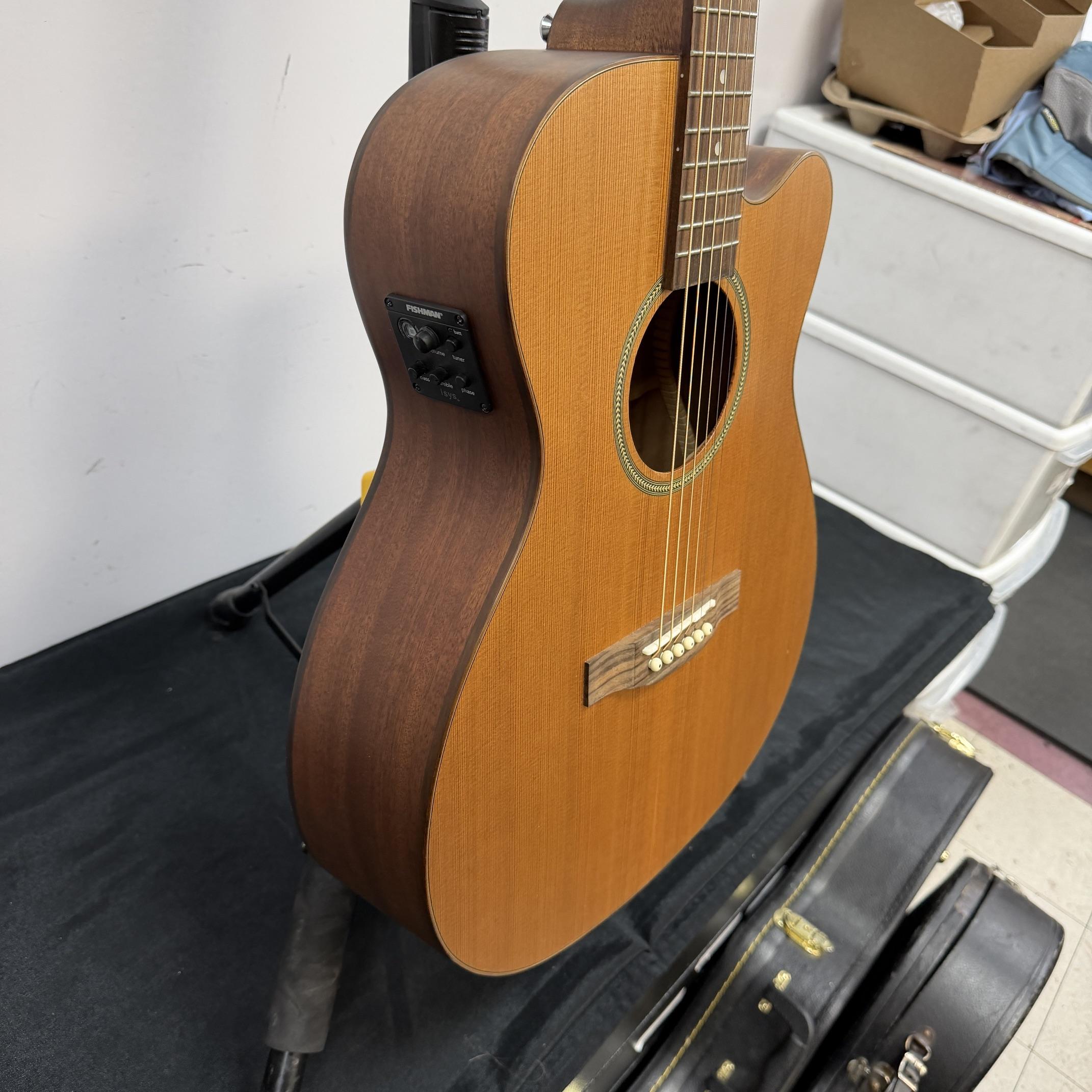 Used Teton STG105CENT 105 Series Grand Concert Acoustic Electric Guitar with Case - Image 13