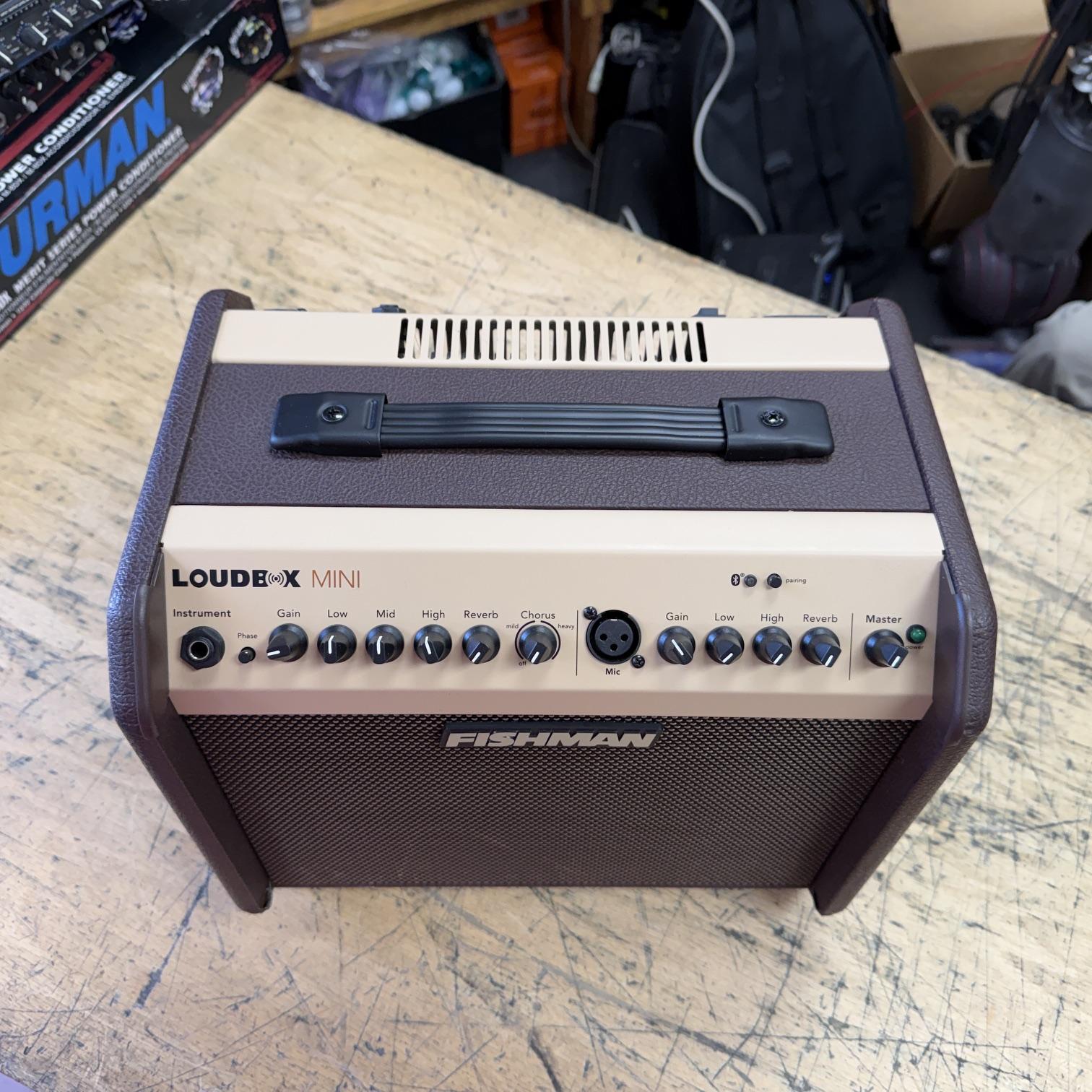 Used Fishman Loudbox Mini PRO-LBX-500 BT 60-watt 1 x 6.5-inch Acoustic Guitar Amp Amplifier - Image 2