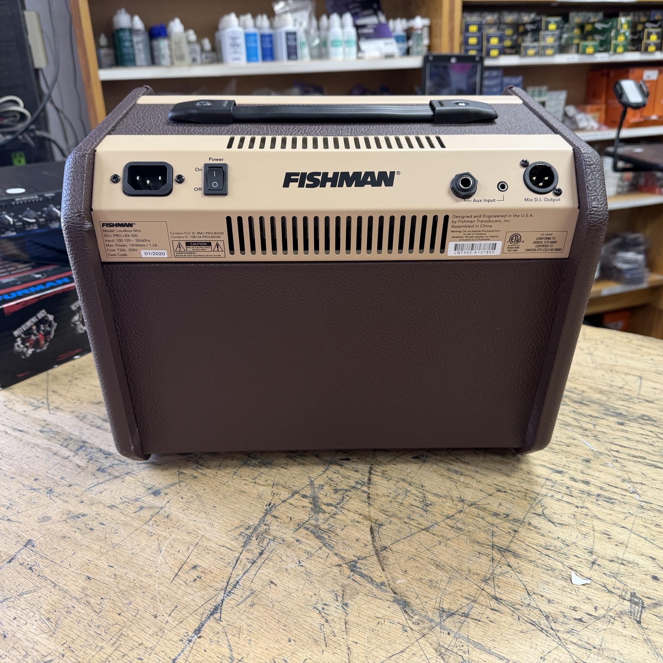 Used Fishman Loudbox Mini PRO-LBX-500 BT 60-watt 1 x 6.5-inch Acoustic Guitar Amp Amplifier - Image 8