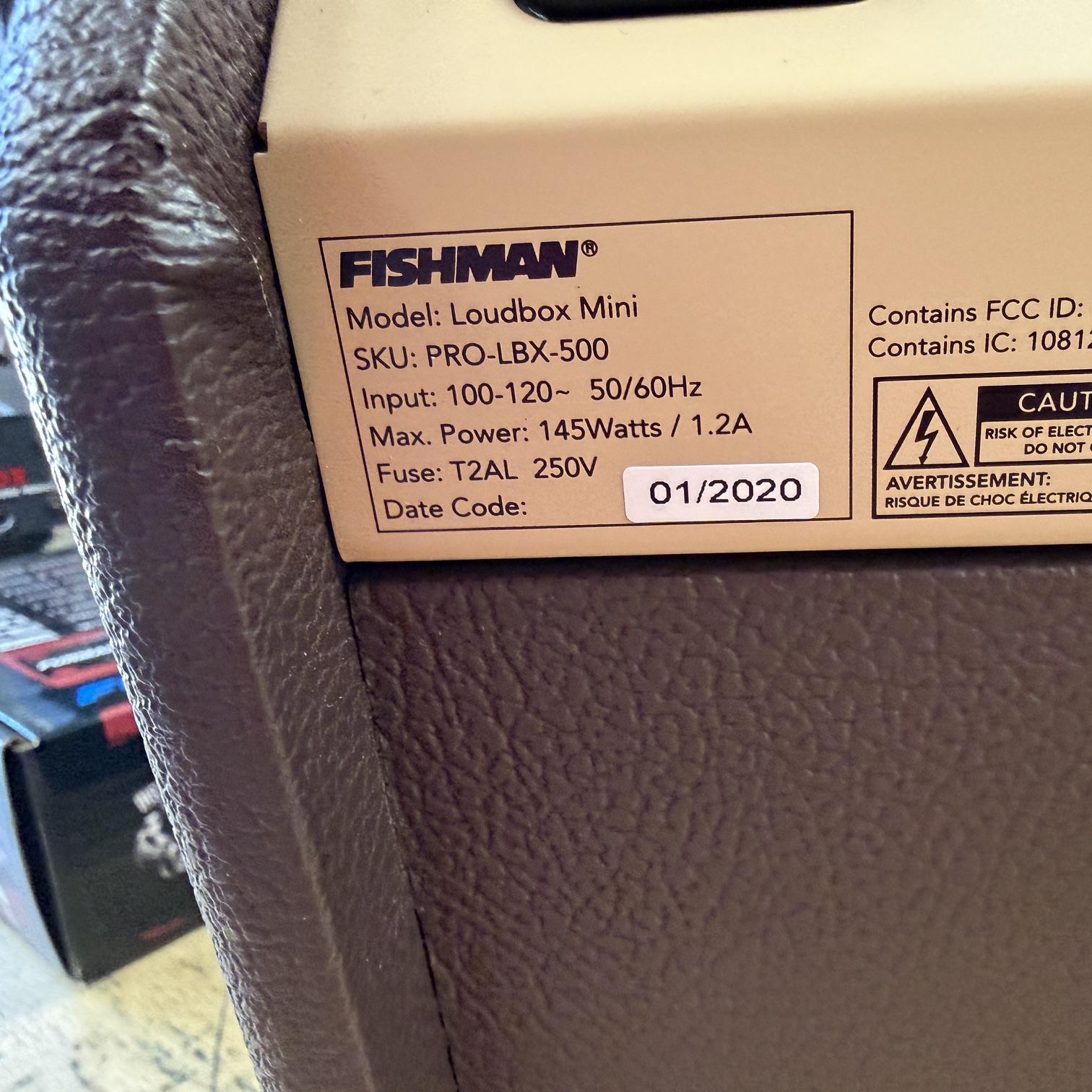 Used Fishman Loudbox Mini PRO-LBX-500 BT 60-watt 1 x 6.5-inch Acoustic Guitar Amp Amplifier - Image 9