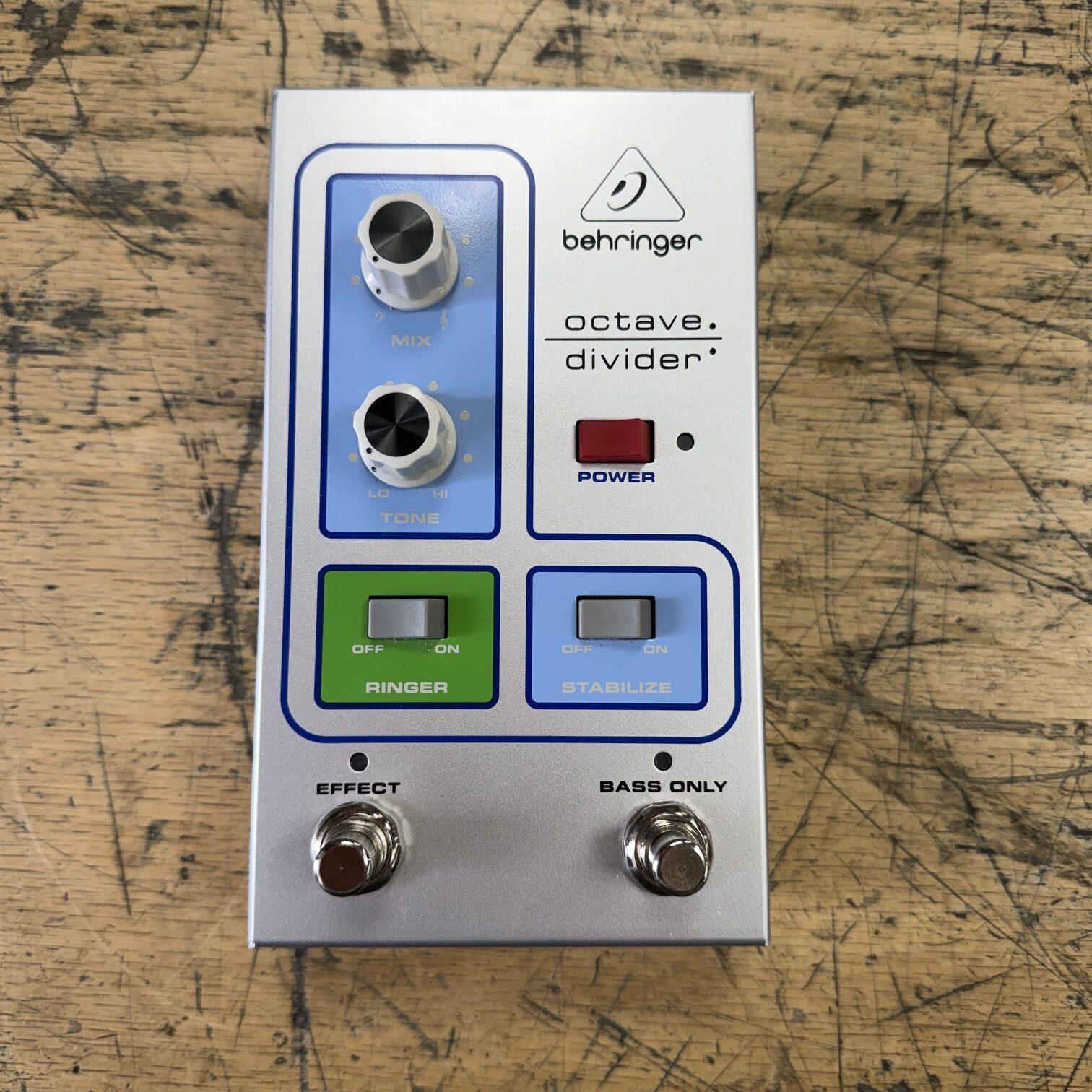 Used Behringer Octave Divider Classic Analog Octave Divider & Ringer Guitar Effects Pedal with Original Box - Image 2