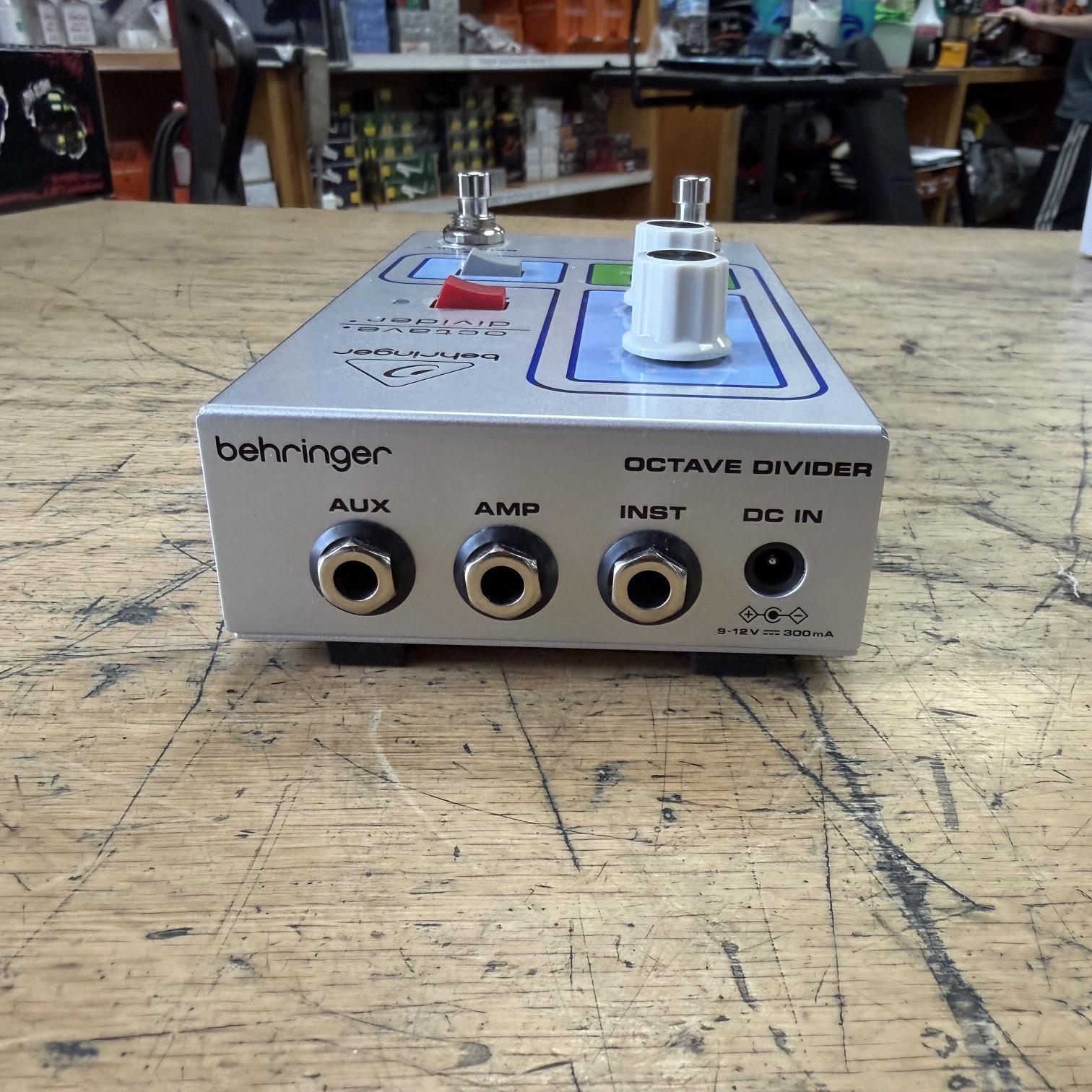 Used Behringer Octave Divider Classic Analog Octave Divider & Ringer Guitar Effects Pedal with Original Box - Image 6