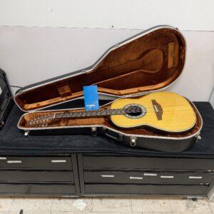 Vintage 1978 Ovation USA Ultra Series 1515 12-String Acoustic Electric Guitar with Original Case and Owner's Manual (Copy)