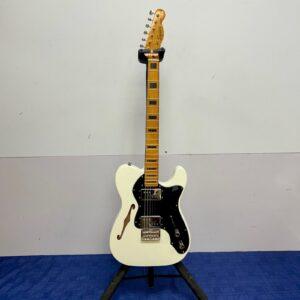 Used Squier FSR Classic Vibe 70's Tele Telecaster Thinline Electric Guitar Olympic White 2022