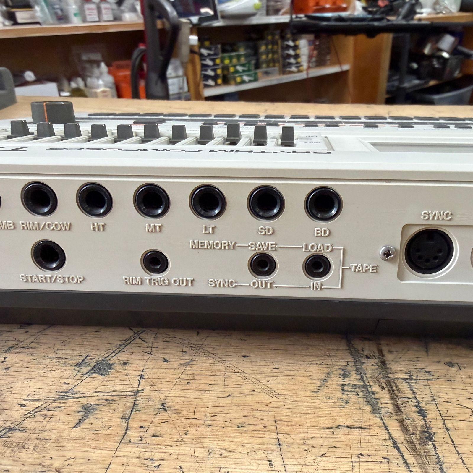 Vintage Roland TR-707 Rhythm Composer Drum Machine with AC Adapter & Original Box Just Serviced Made in Japan - Image 13