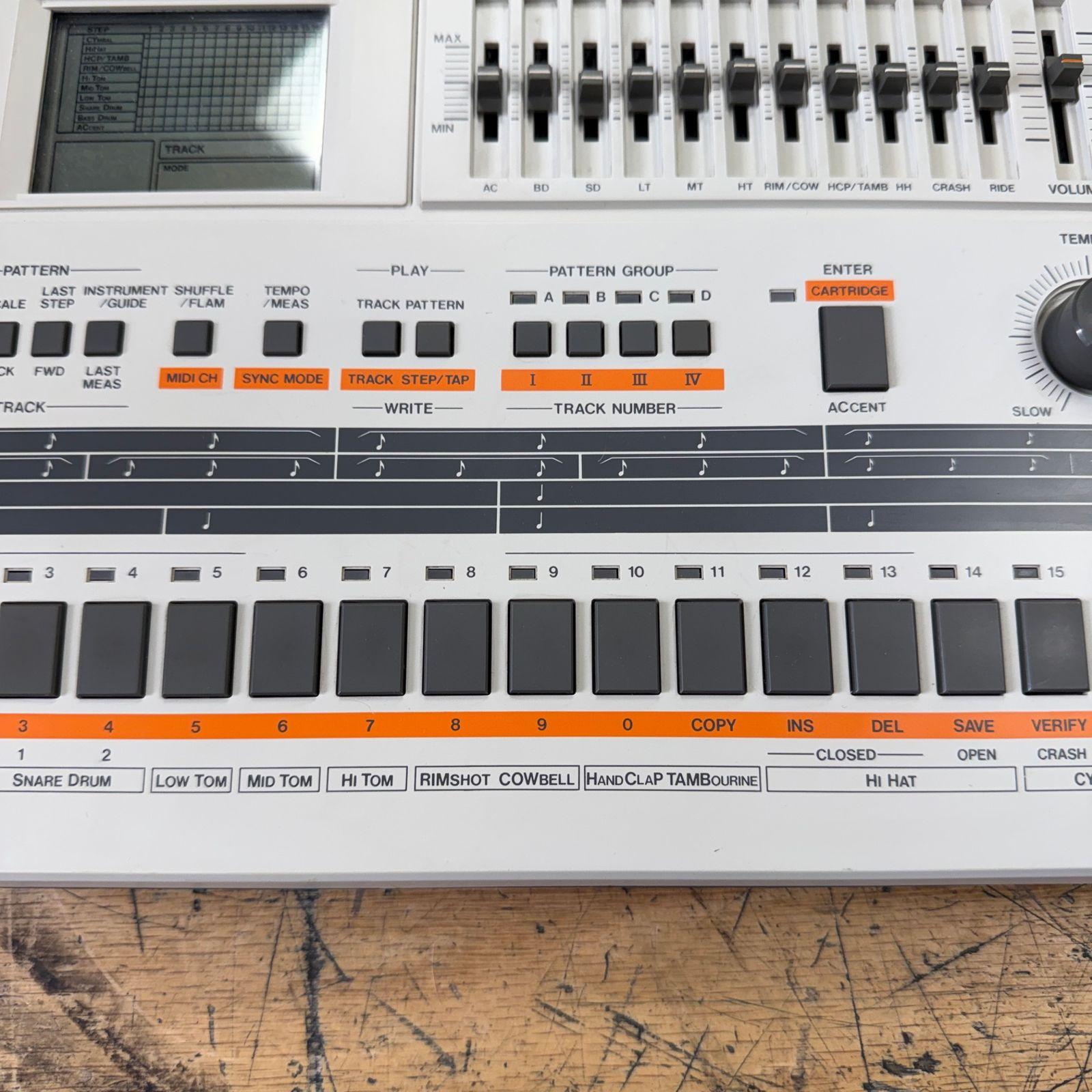 Vintage Roland TR-707 Rhythm Composer Drum Machine with AC Adapter & Original Box Just Serviced Made in Japan - Image 7