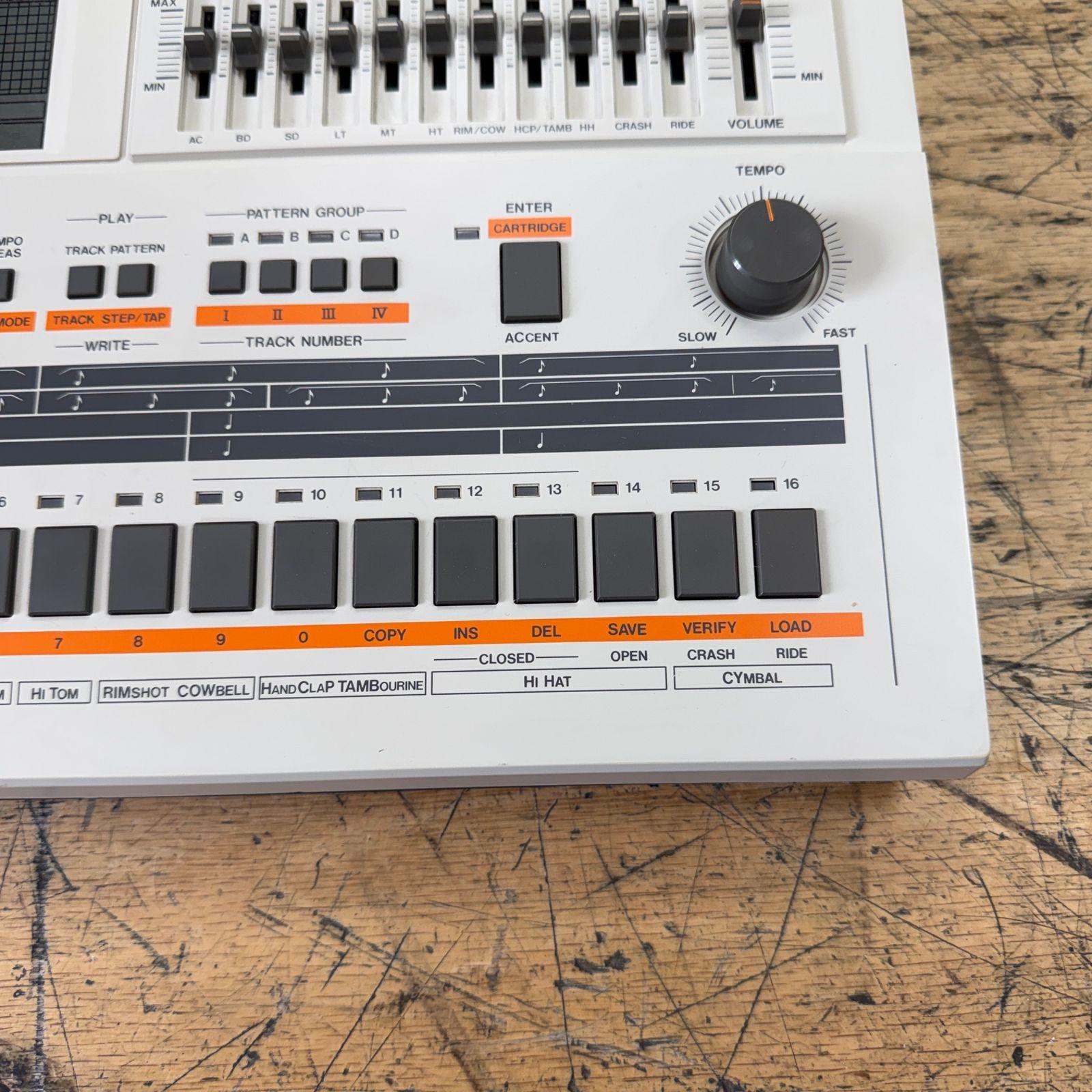 Vintage Roland TR-707 Rhythm Composer Drum Machine with AC Adapter & Original Box Just Serviced Made in Japan - Image 8