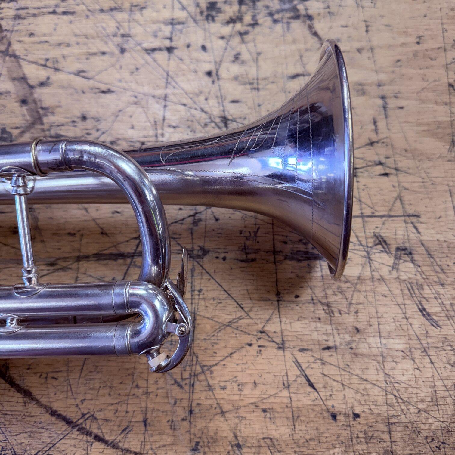 Vintage 1940 Conn Victor 80A Silver Bb Cornet with Case Just Serviced New Pro Tec Case - Image 7