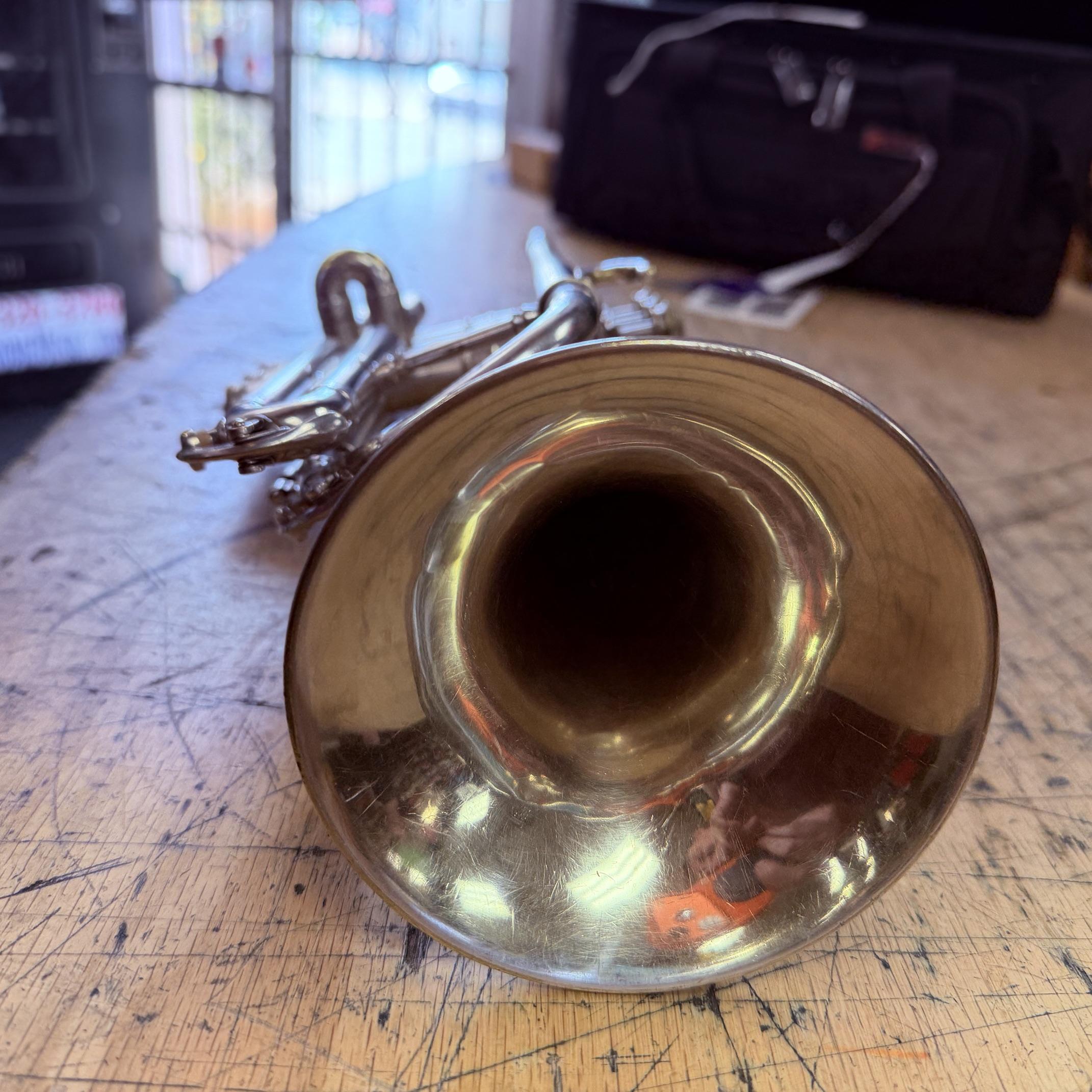 Vintage 1940 Conn Victor 80A Silver Bb Cornet with Case Just Serviced New Pro Tec Case - Image 8