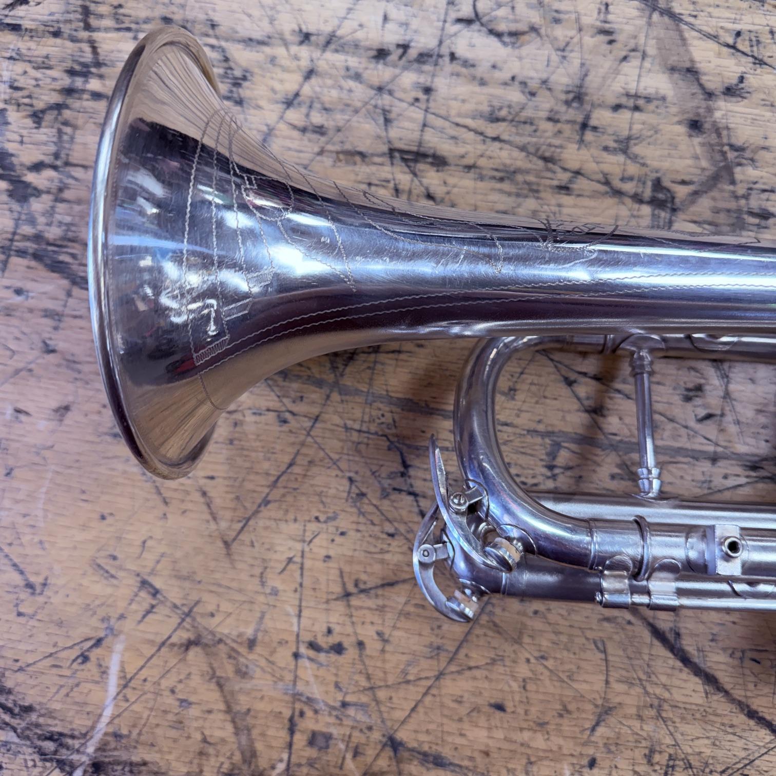 Vintage 1940 Conn Victor 80A Silver Bb Cornet with Case Just Serviced New Pro Tec Case - Image 11