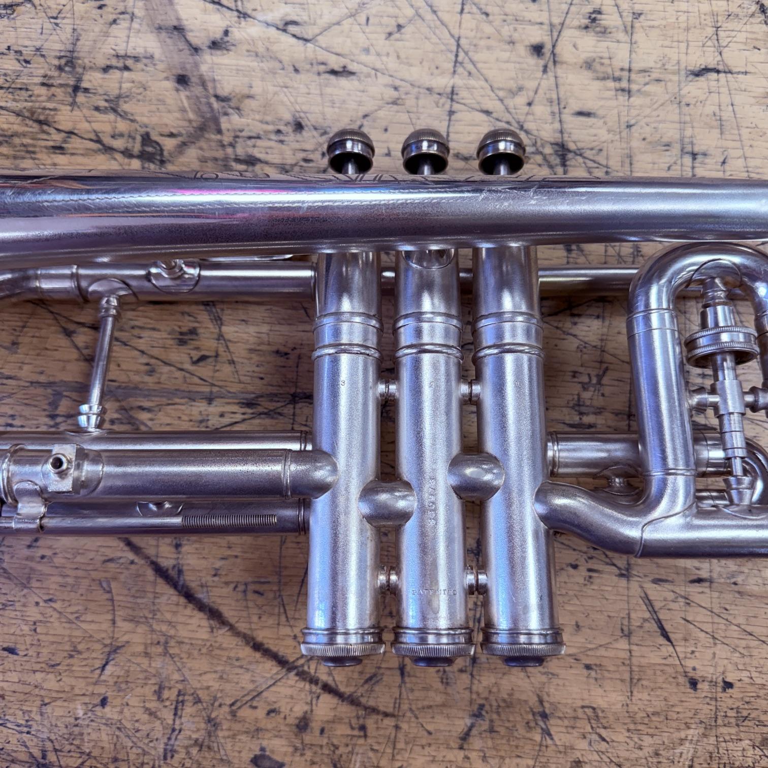 Vintage 1940 Conn Victor 80A Silver Bb Cornet with Case Just Serviced New Pro Tec Case - Image 12