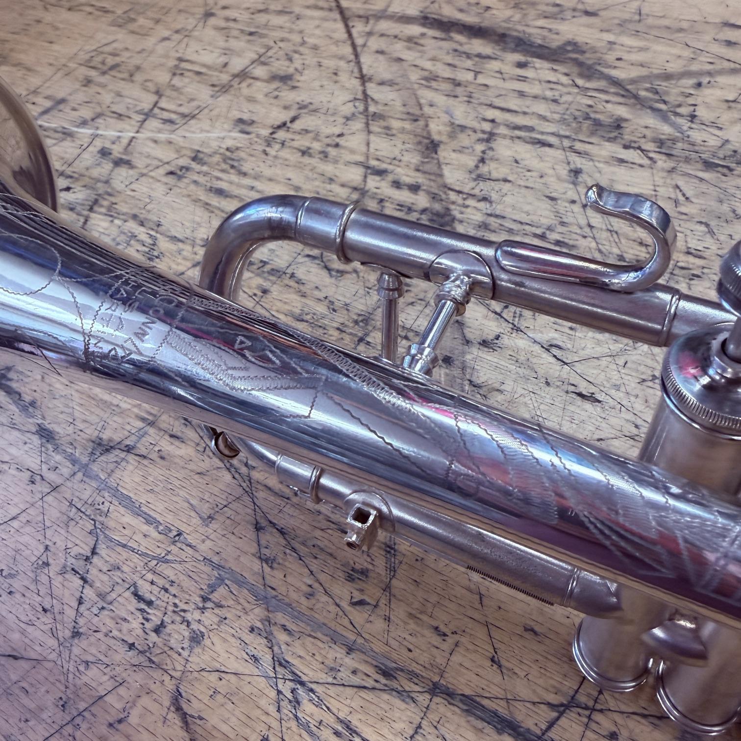 Vintage 1940 Conn Victor 80A Silver Bb Cornet with Case Just Serviced New Pro Tec Case - Image 18