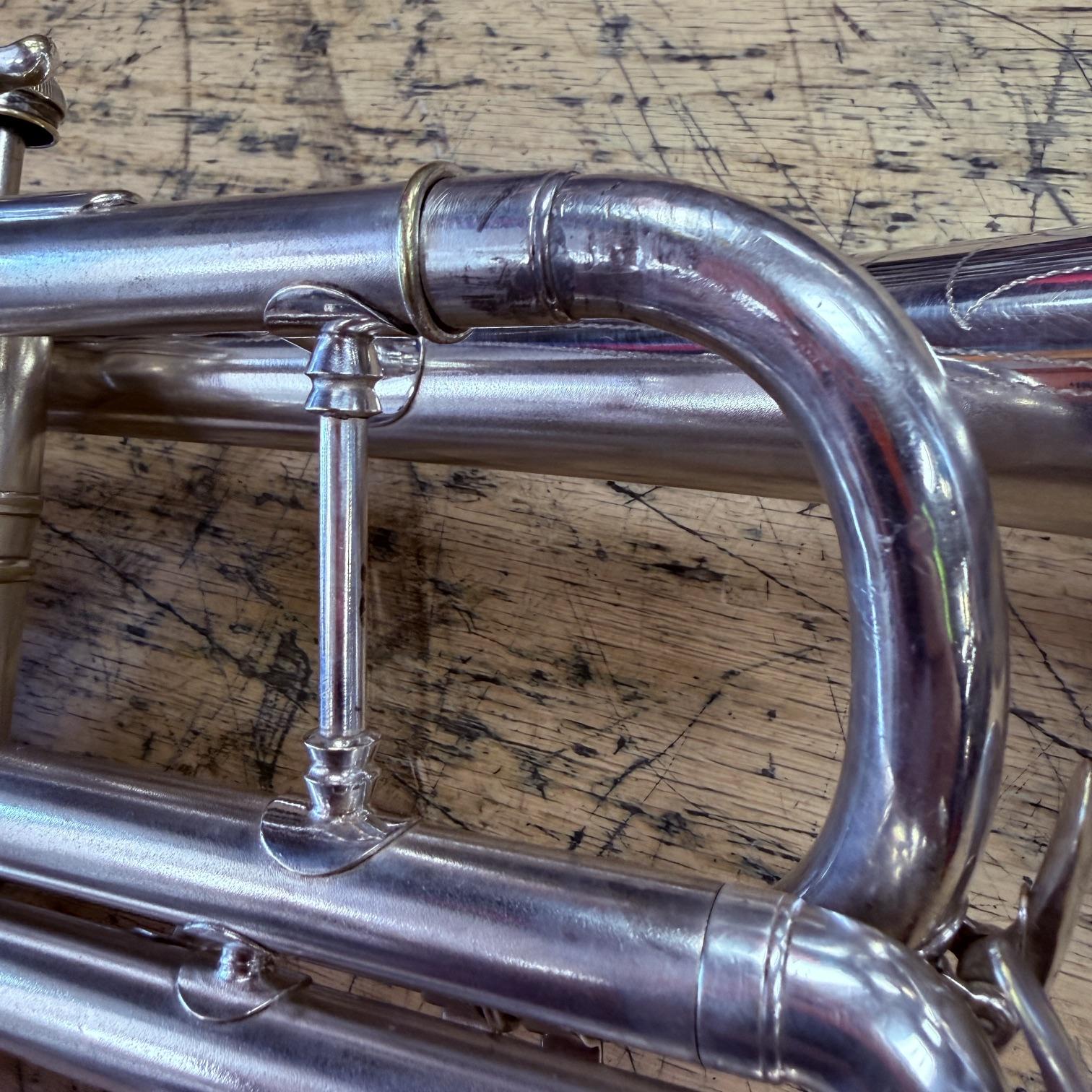 Vintage 1940 Conn Victor 80A Silver Bb Cornet with Case Just Serviced New Pro Tec Case - Image 22