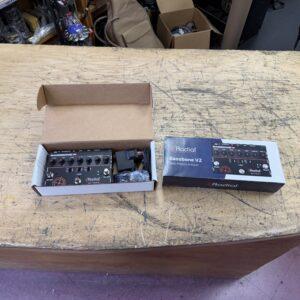 Used Radial Bassbone V2 2-ch Bass Preamp and DI Guitar Pedal with Original Box
