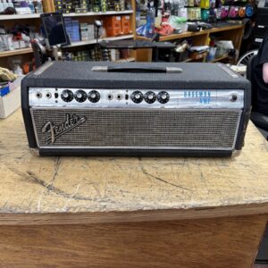 Vintage 1968 Fender Bassman Tube Guitar Amp Amplifier Head Silverface Just Serviced