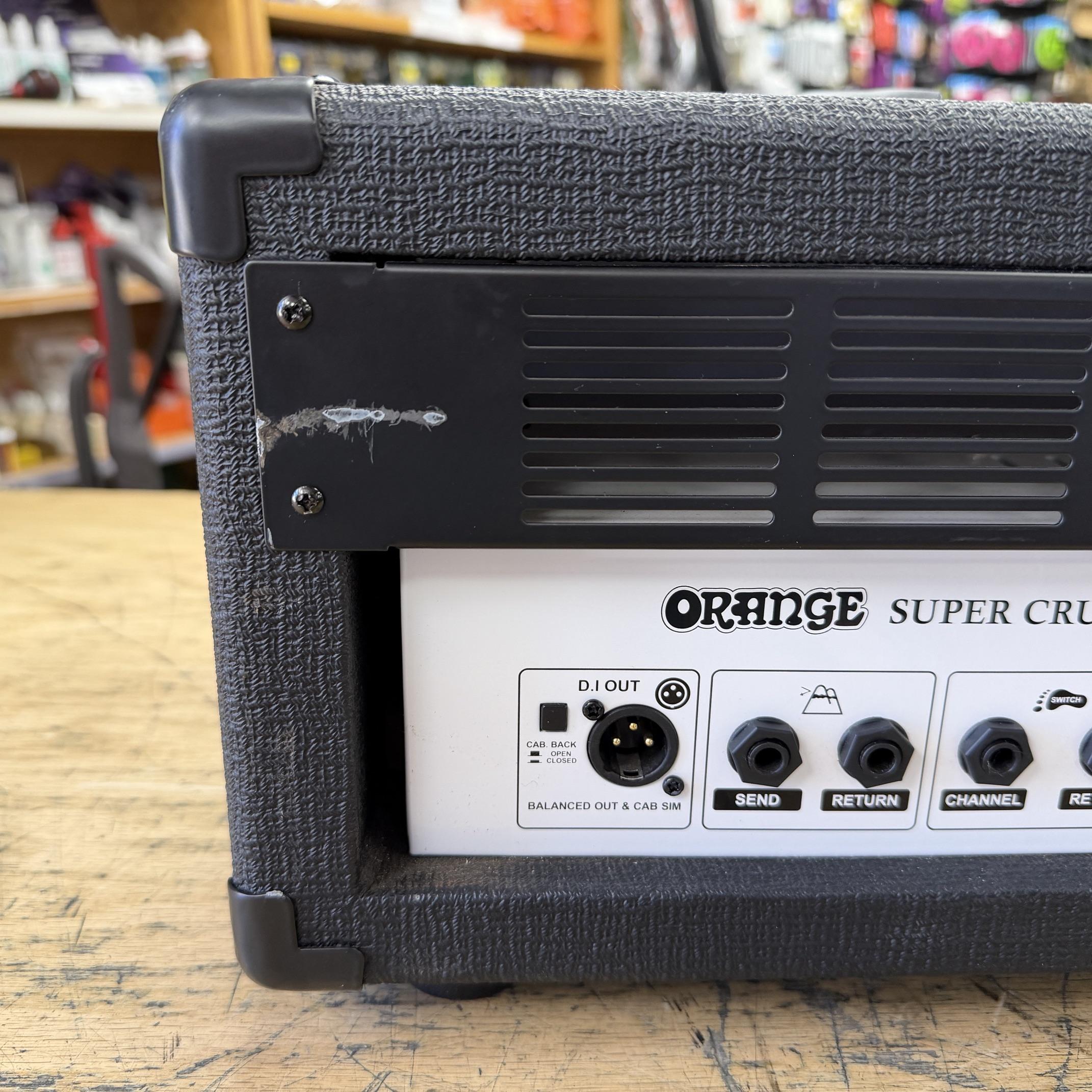 Used Orange Super Crush 100H 100-Watt Guitar Amp Amplifier Head Black - Image 9