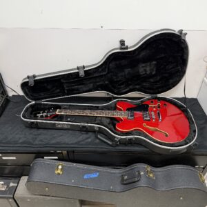 Used Hamer Echotone Semi Hollowbody Electric Guitar with Case Made in Korea 25.5" Scale