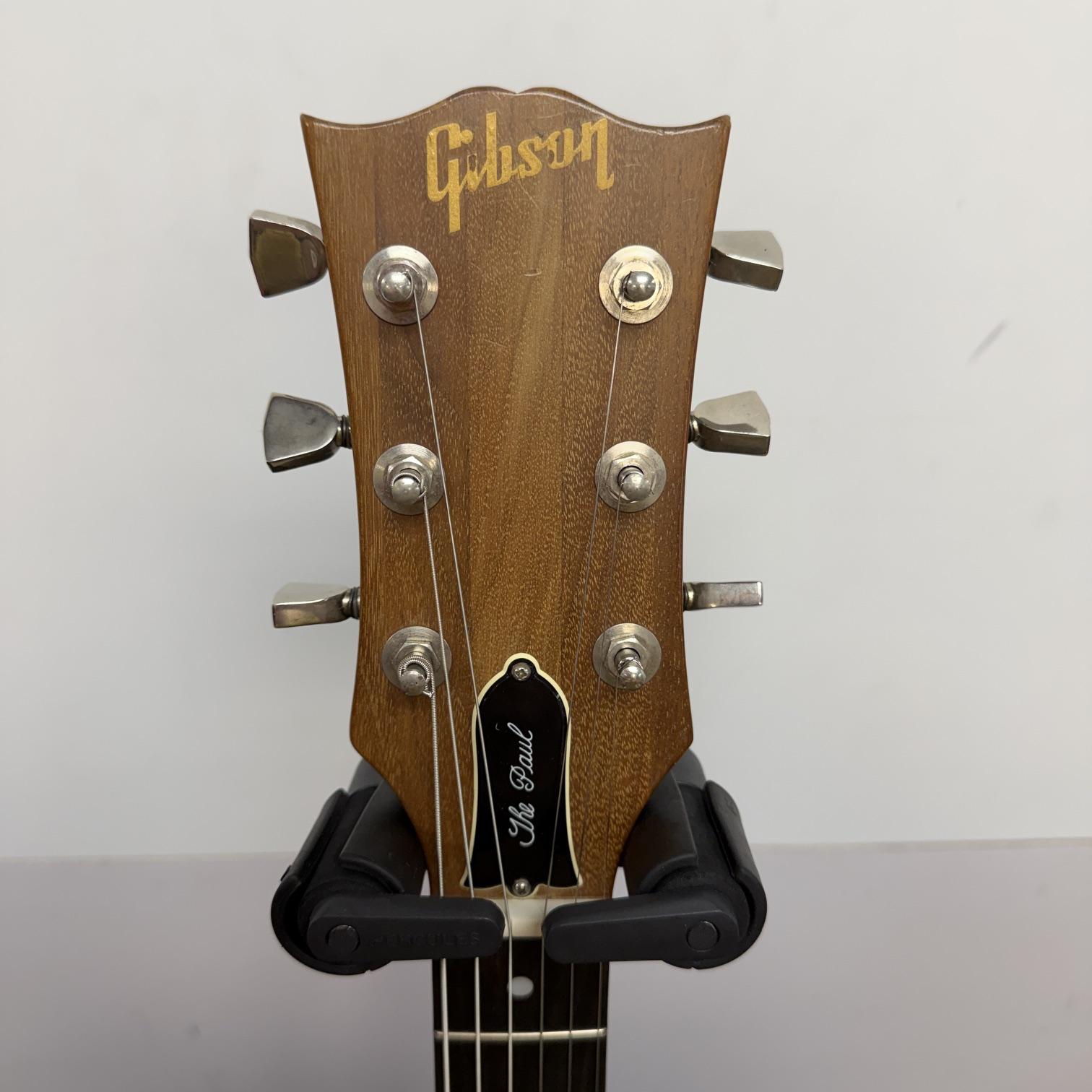 Vintage Gibson Les Paul "The Paul" Electric Guitar Walnut Stain with Case 1980 - Image 4
