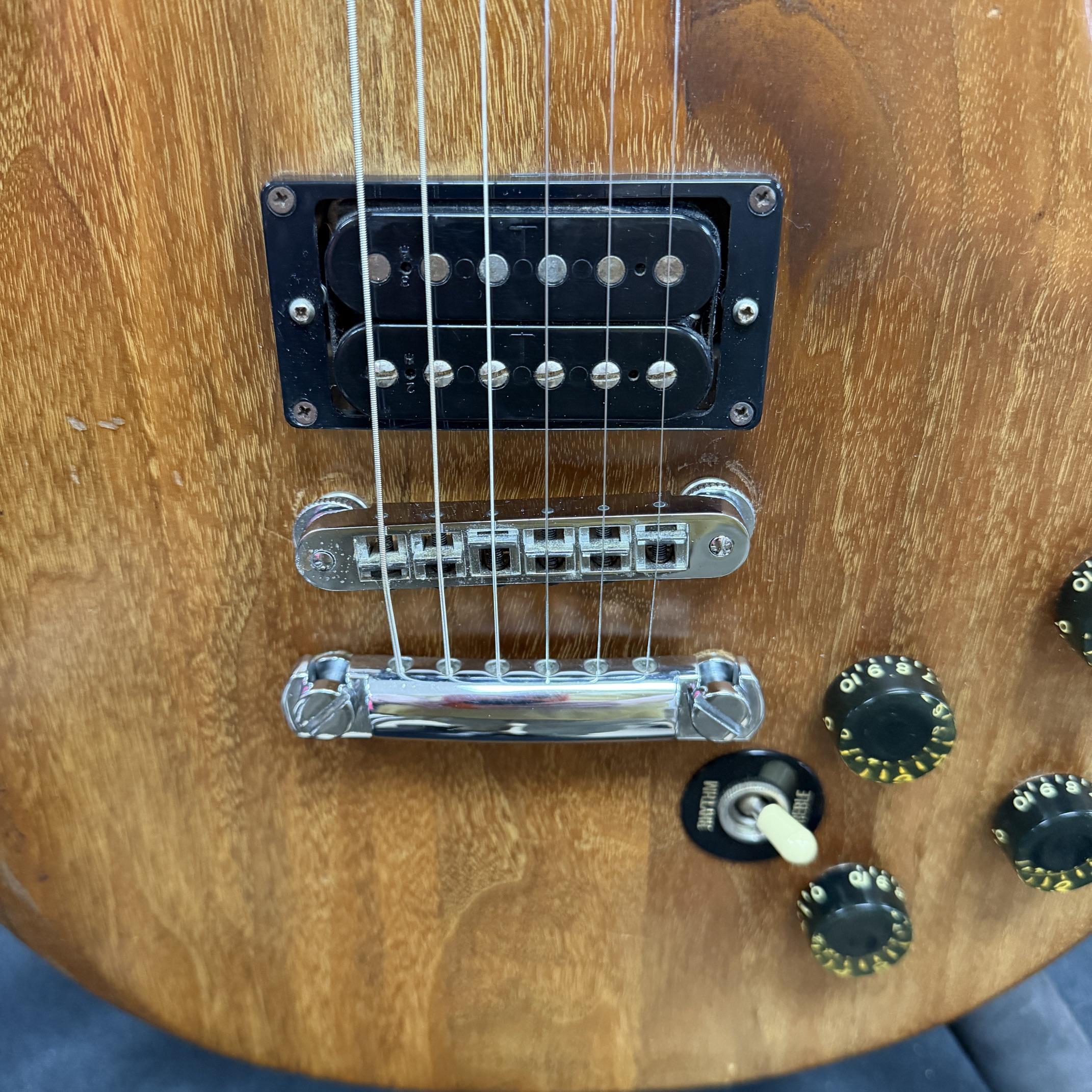 Vintage Gibson Les Paul "The Paul" Electric Guitar Walnut Stain with Case 1980 - Image 10