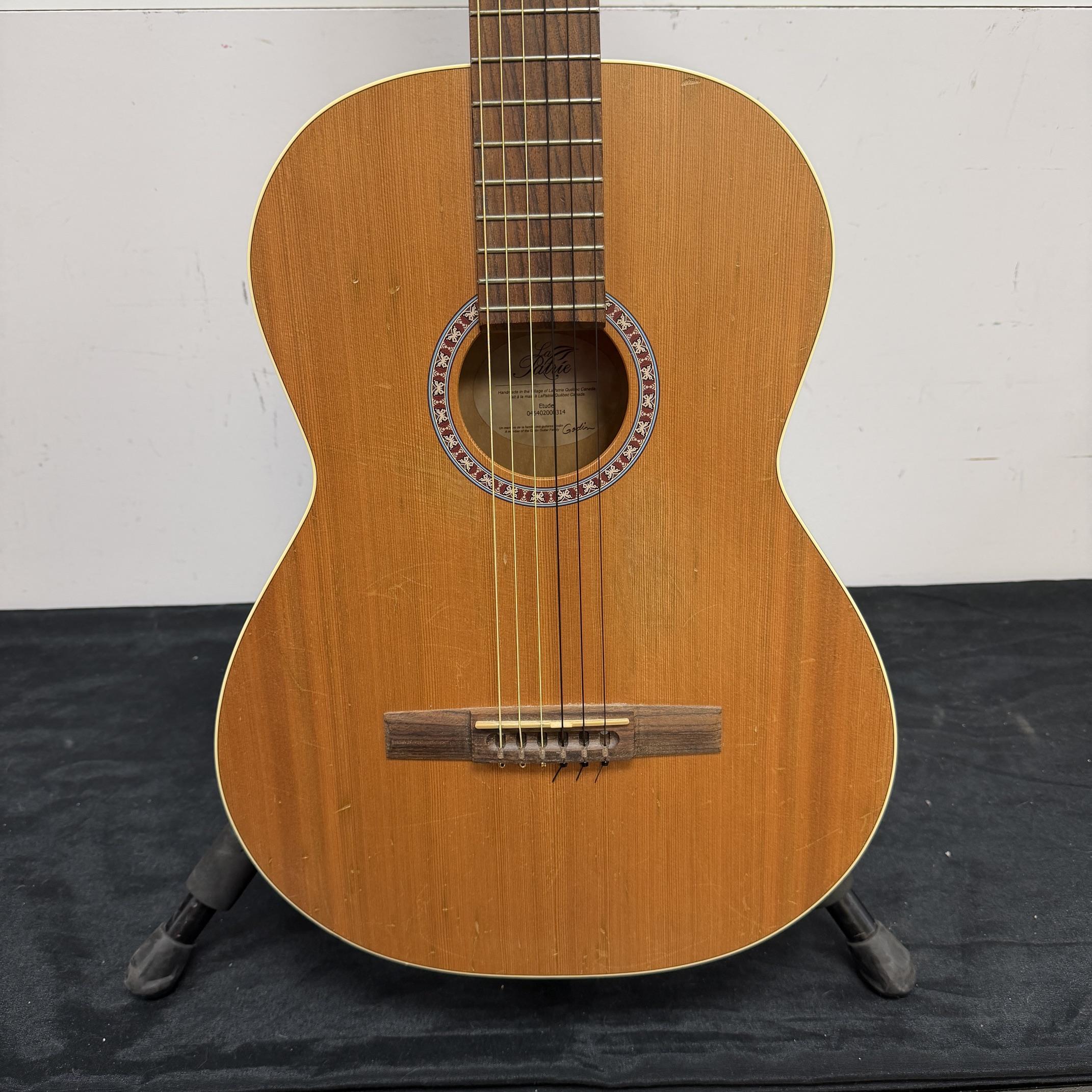 Used La Patrie Etude Cedar Top Classical Acoustic Guitar Made in Canada with Case - Image 8
