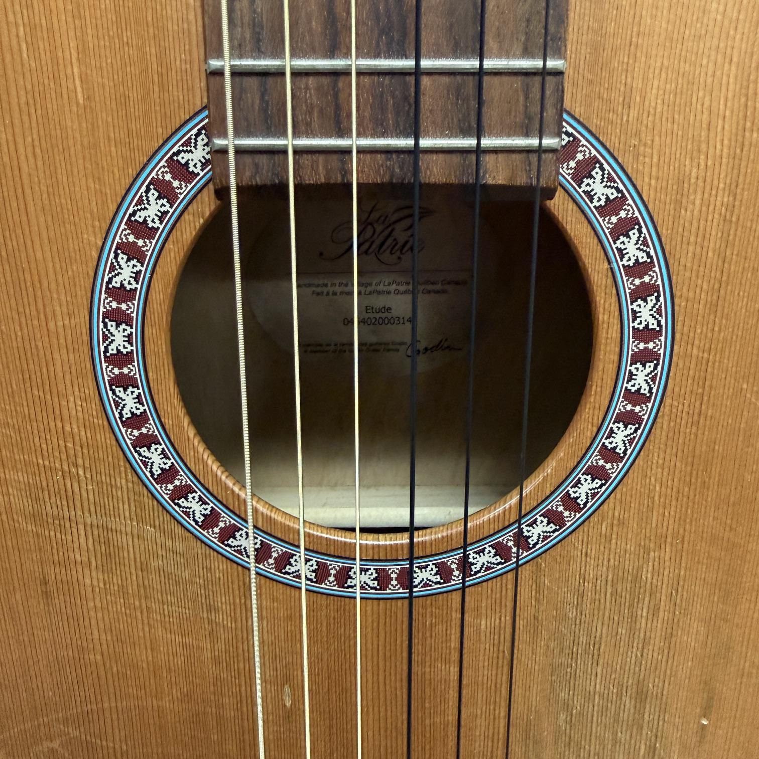 Used La Patrie Etude Cedar Top Classical Acoustic Guitar Made in Canada with Case - Image 9