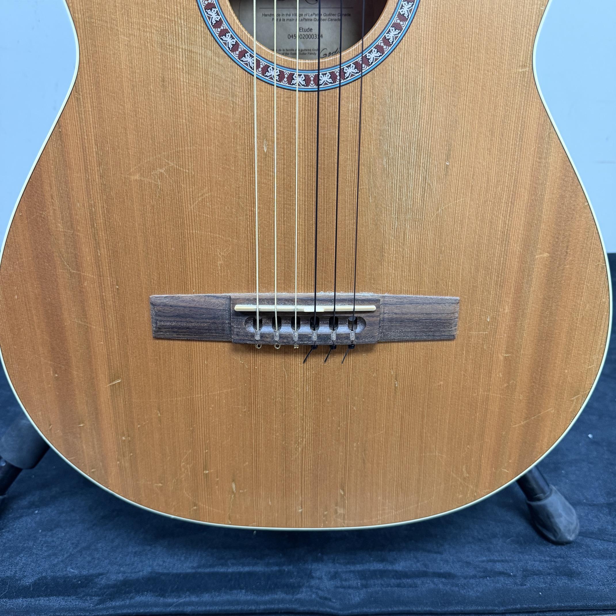 Used La Patrie Etude Cedar Top Classical Acoustic Guitar Made in Canada with Case - Image 10