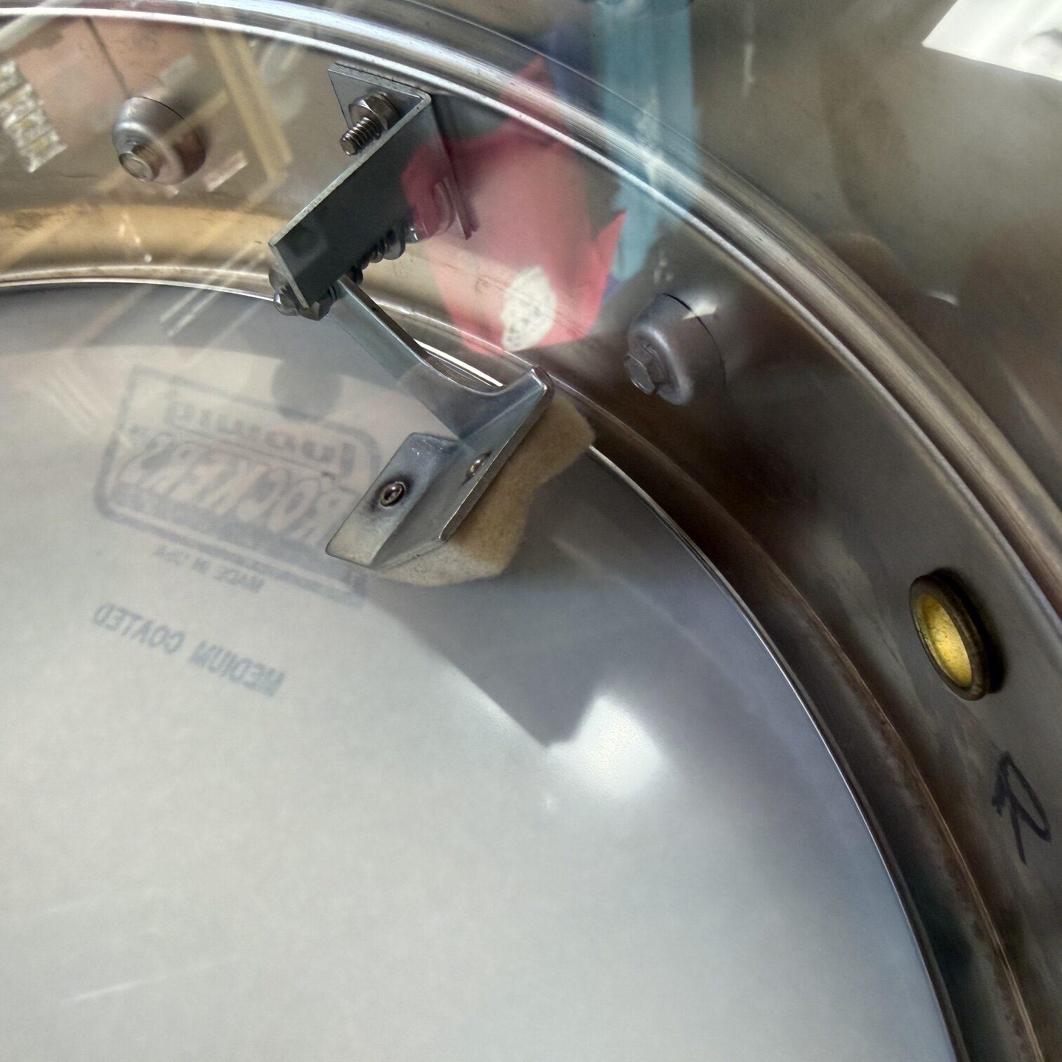 Vintage 1966 Ludwig 14"x5" Ludaloy Aluminum Snare Drum Keystone Badge No. 400? Supraphonic? - Image 9