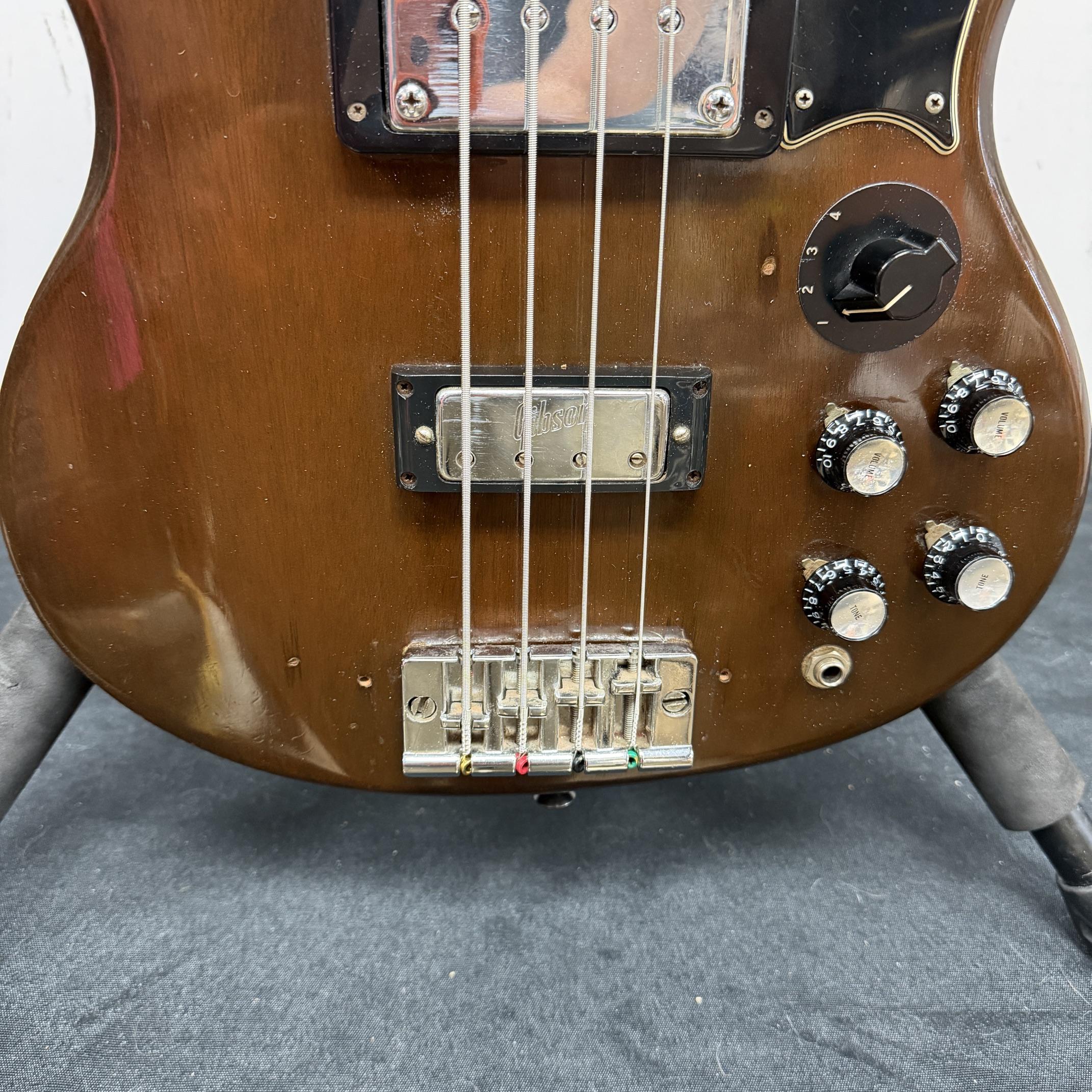 Vintage Gibson EB-3 Walnut Electric Bass Guitar Made in the USA 34" Scale - Image 9