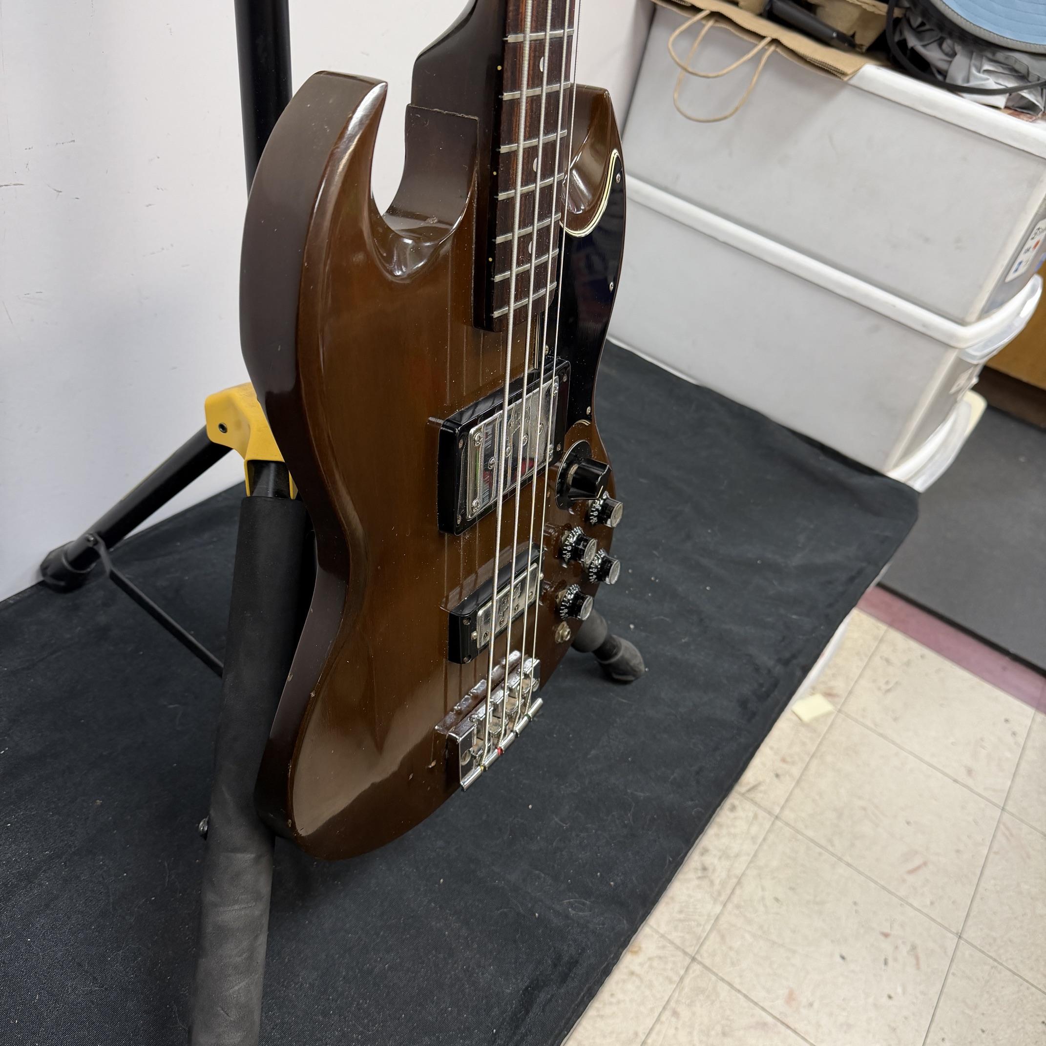 Vintage Gibson EB-3 Walnut Electric Bass Guitar Made in the USA 34" Scale - Image 10