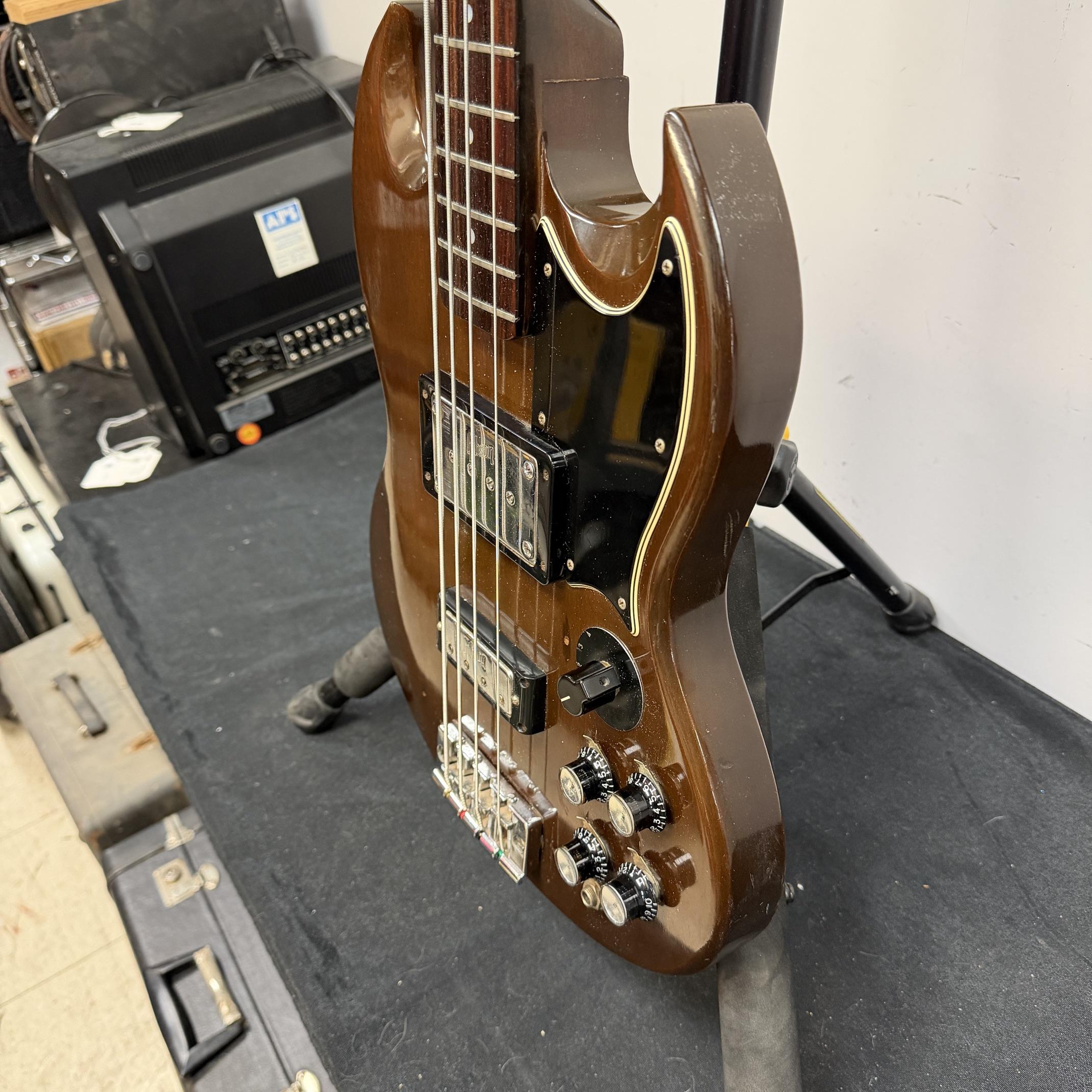 Vintage Gibson EB-3 Walnut Electric Bass Guitar Made in the USA 34" Scale - Image 11