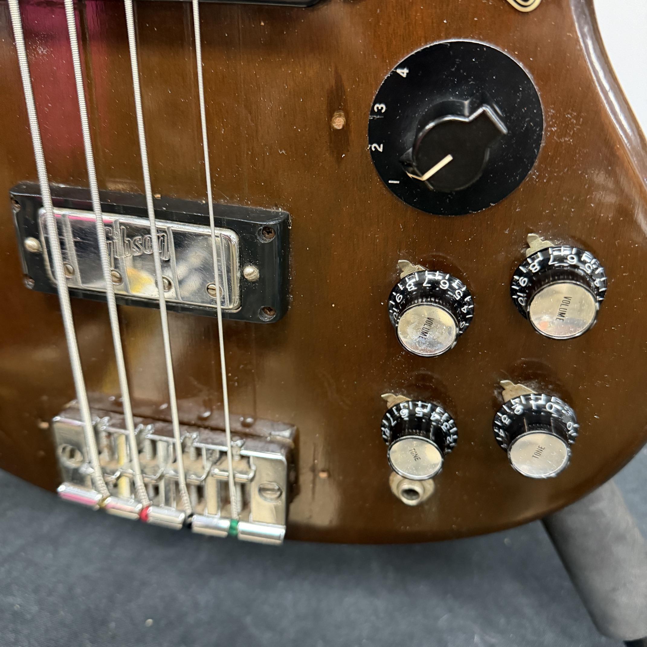 Vintage Gibson EB-3 Walnut Electric Bass Guitar Made in the USA 34" Scale - Image 12