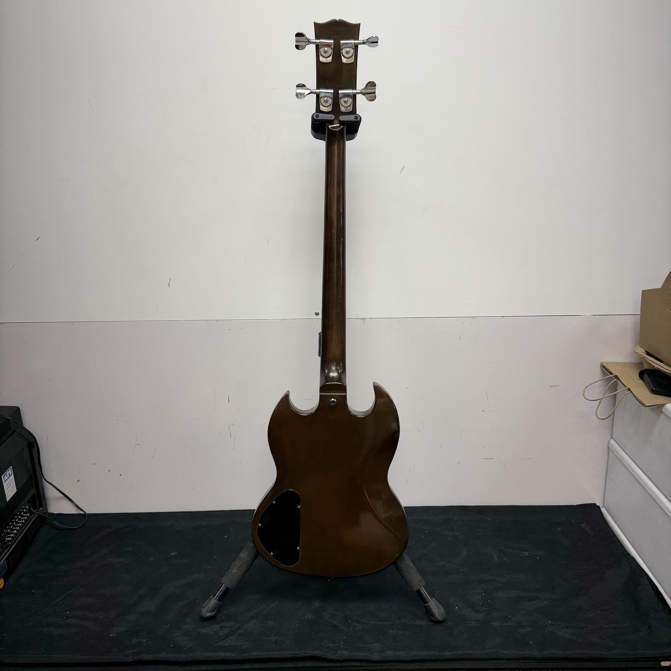 Vintage Gibson EB-3 Walnut Electric Bass Guitar Made in the USA 34" Scale - Image 14