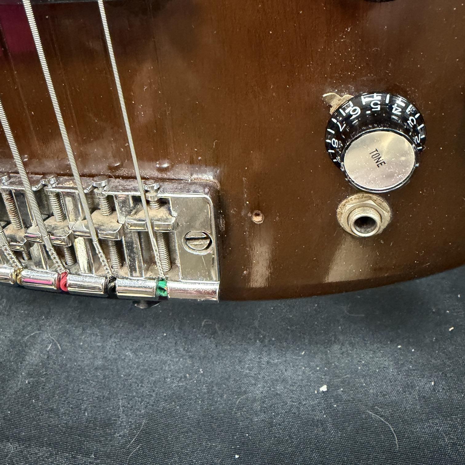 Vintage Gibson EB-3 Walnut Electric Bass Guitar Made in the USA 34" Scale - Image 28