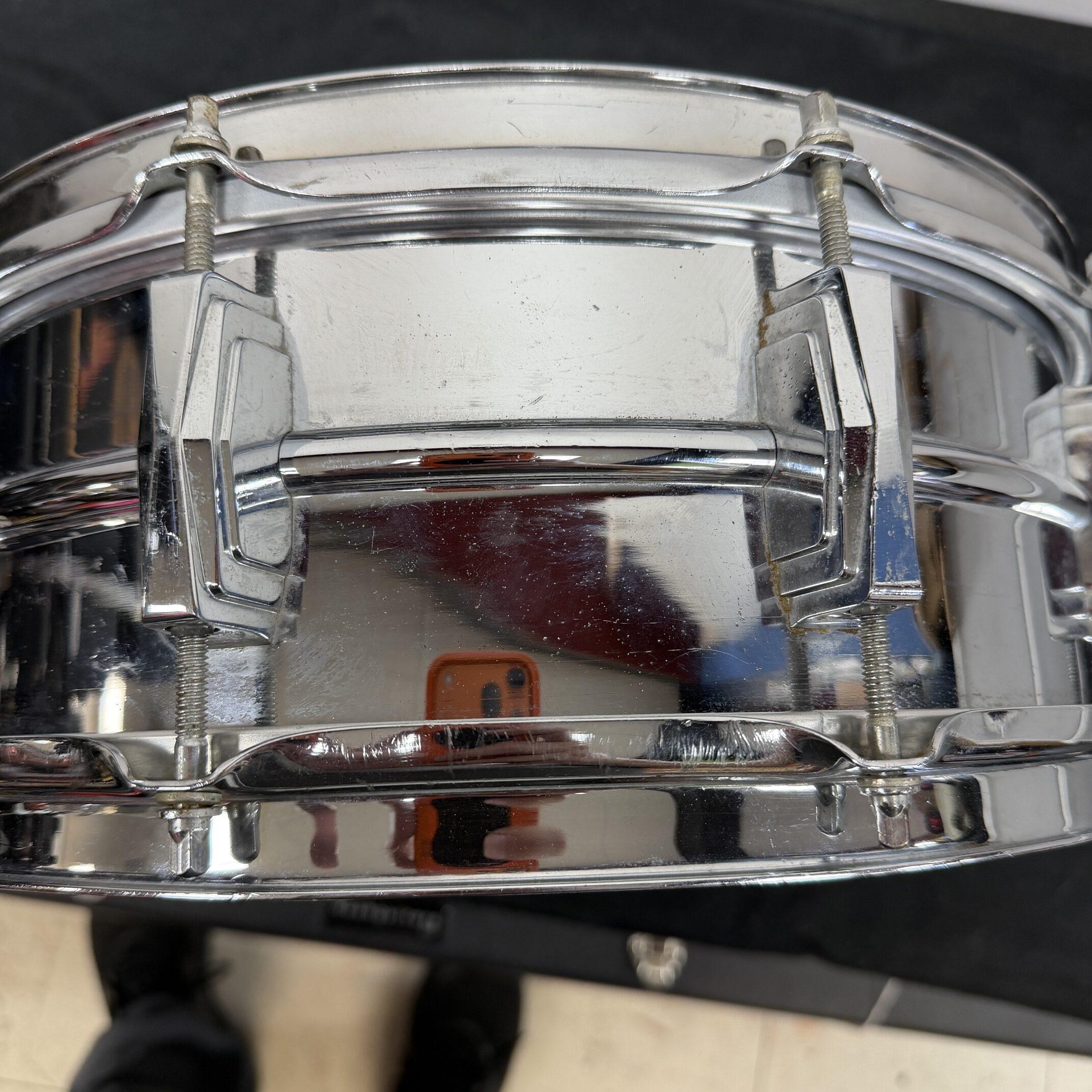 Vintage 1965 Ludwig 14"x5" Ludaloy Aluminum Snare Drum Keystone Badge No. 400? Supraphonic? - Image 6