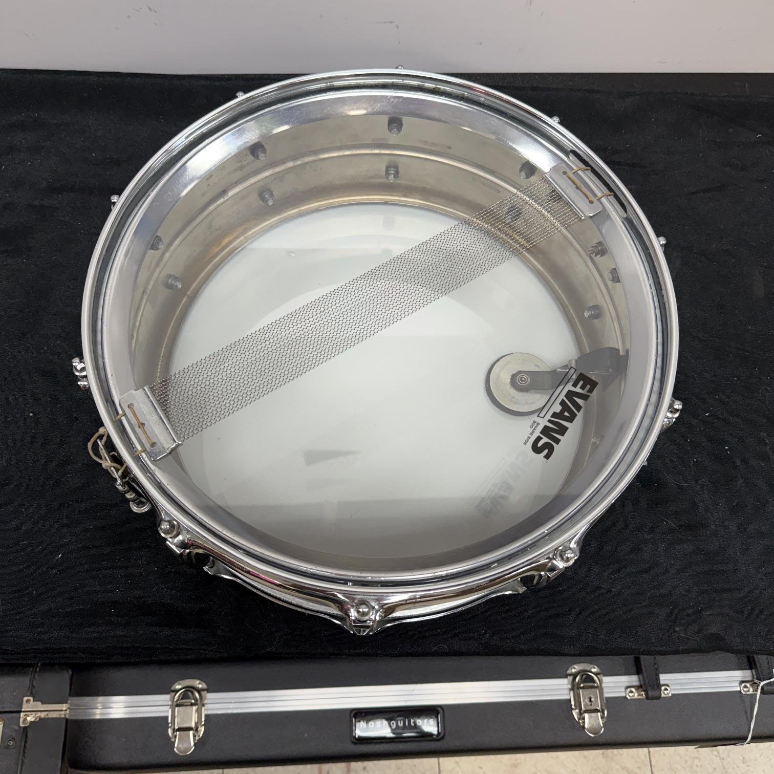 Vintage 1965 Ludwig 14"x5" Ludaloy Aluminum Snare Drum Keystone Badge No. 400? Supraphonic? - Image 8