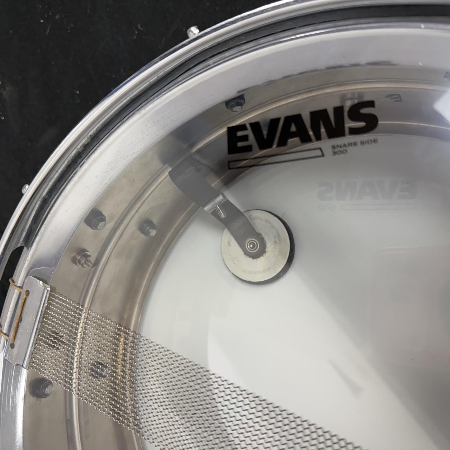 Vintage 1965 Ludwig 14"x5" Ludaloy Aluminum Snare Drum Keystone Badge No. 400? Supraphonic? - Image 9